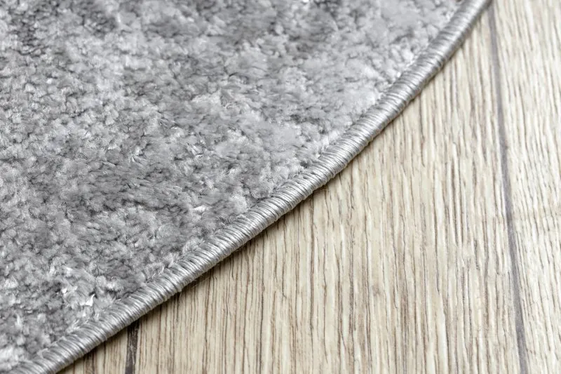 Modern MEFE Teppich Kreis 8731 Vintage - Strukturell zwei Ebenen aus Vlies grau