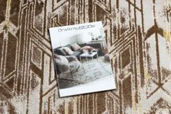 Modern MEFE Teppich B402 Vintage - Strukturell zwei Ebenen aus Vlies dunkelbeige