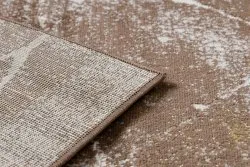 Modern MEFE Teppich 2783 Marmor - Strukturell zwei Ebenen aus Vlies dunkelbeige
