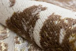 Modern MEFE Teppich 6184 Pflasterung Backstein - Strukturell zwei Ebenen aus Vlies dunkelbeige