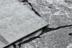 Modern Teppich COZY 8985 Brick Pflasterung Backstein, Stein - Strukturell zwei Ebenen aus Vlies grau