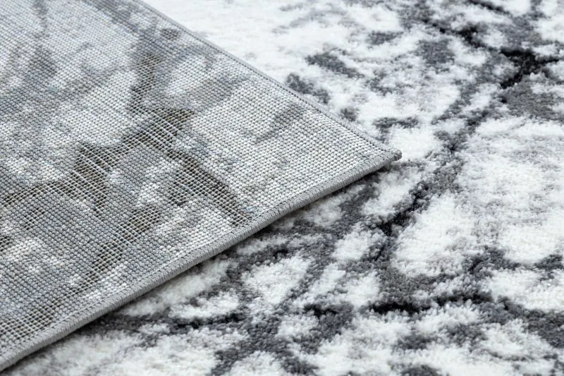 Modern Teppich COZY 8871 Marble, Marmor - Strukturell zwei Ebenen aus Vlies grau