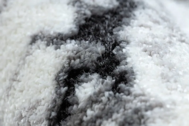 Modern Teppich COZY 8871 Marble, Marmor - Strukturell zwei Ebenen aus Vlies grau