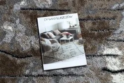 Modern Teppich COZY 8876 Rio - Strukturell zwei Ebenen aus Vlies braun