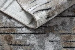Modern Teppich COZY 8876 Rio - Strukturell zwei Ebenen aus Vlies braun