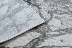 Modern NOBLE Teppich 9962 65 Marmor, Stein - Strukturell zwei Ebenen aus Vlies creme / grau