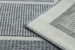 Teppich SPRING 20426332 Quadrate, Rahmen geschlungen - grau 