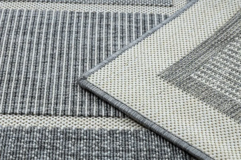 Teppich SPRING 20426332 Quadrate, Rahmen geschlungen - grau 