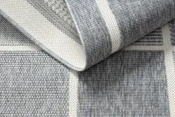 Teppich SPRING 20426332 Quadrate, Rahmen geschlungen - grau 