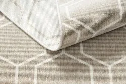 Teppich SPRING 20404558 Sechseck Sisal, geschlungen - beige