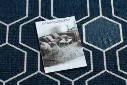 Teppich SPRING 20404994 Sechseck Sisal, geschlungen - blau