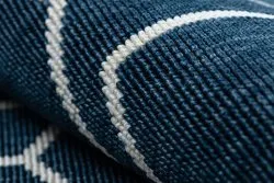 Teppich SPRING 20404994 Sechseck Sisal, geschlungen - blau