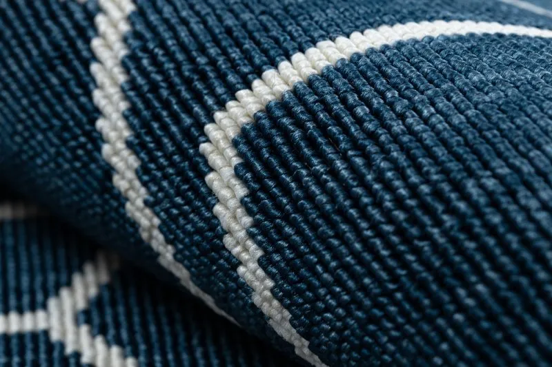 Teppich SPRING 20404994 Sechseck Sisal, geschlungen - blau