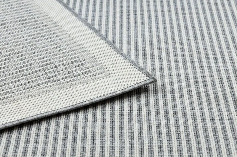 Teppich SPRING 20411332 Linien, Rahmen geschlungen - grau 
