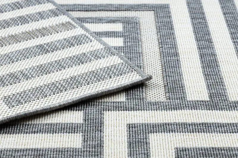 Teppich SPRING 20421332 Labyrinth, geschlungen - creme / grau