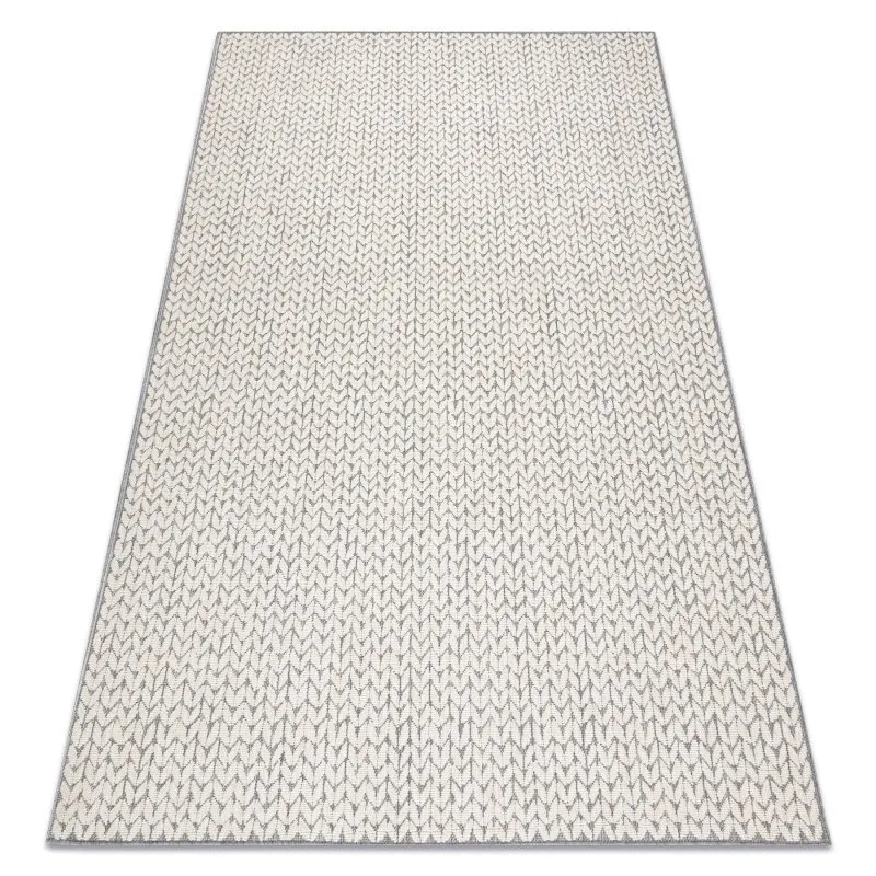 Teppich SPRING 20467332 Fischgrätenmuster Sisal, geschlungen - creme