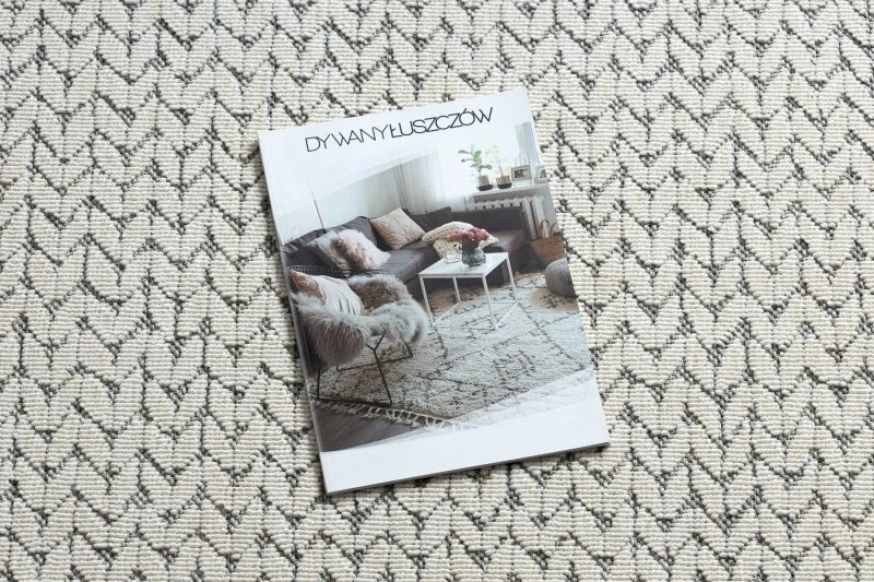 Teppich SPRING 20467332 Fischgrätenmuster Sisal, geschlungen - creme
