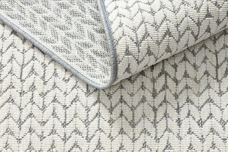 Teppich SPRING 20467332 Fischgrätenmuster Sisal, geschlungen - creme