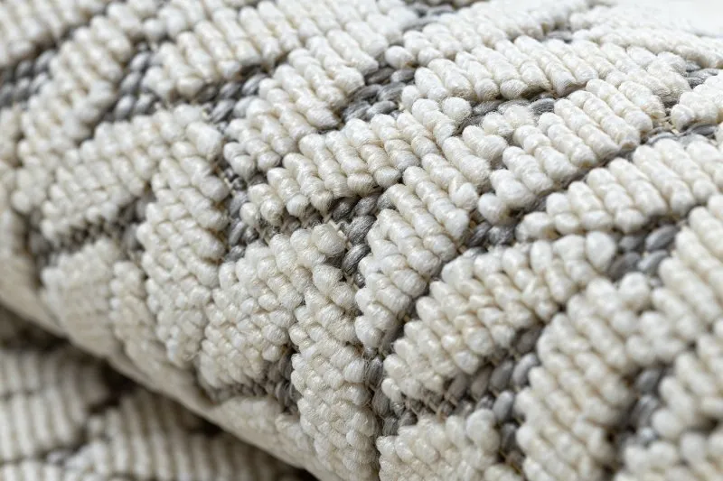 Teppich SPRING 20467332 Fischgrätenmuster Sisal, geschlungen - creme