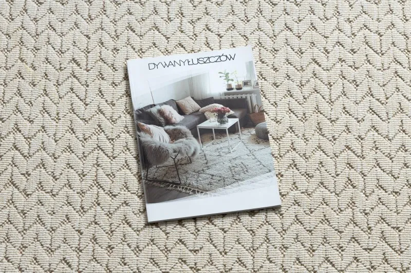 Teppich SPRING 20467558 Fischgrätenmuster Sisal, geschlungen - beige