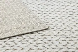 Teppich SPRING 20467558 Fischgrätenmuster Sisal, geschlungen - beige