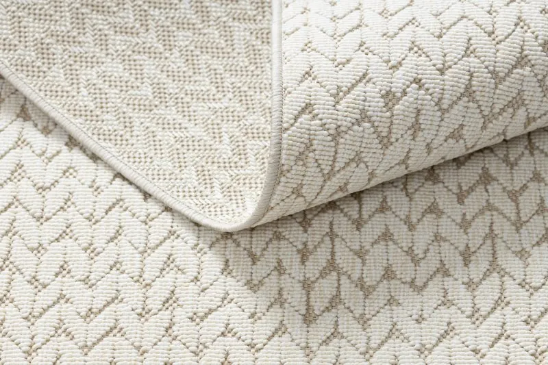 Teppich SPRING 20467558 Fischgrätenmuster Sisal, geschlungen - beige