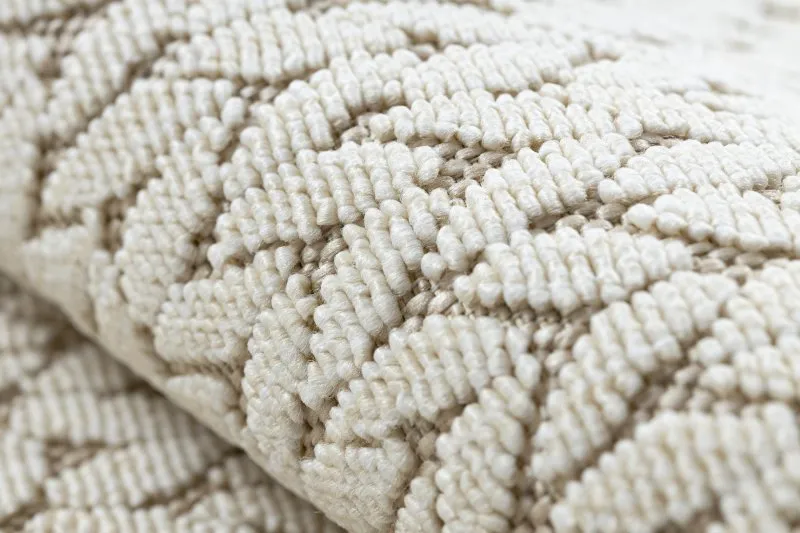Teppich SPRING 20467558 Fischgrätenmuster Sisal, geschlungen - beige