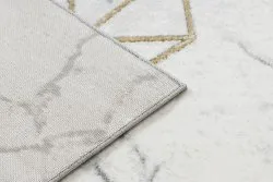 Exklusiv EMERALD Teppich 1019 glamour, stilvoll Diamant, Marmor creme / gold