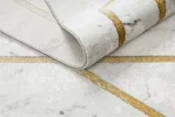 Exklusiv EMERALD Teppich 1019 glamour, stilvoll Diamant, Marmor creme / gold