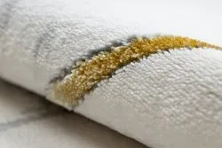 Exklusiv EMERALD Teppich 1012 Kreis - glamour, stilvoll Marmor, geometrisch creme / gold
