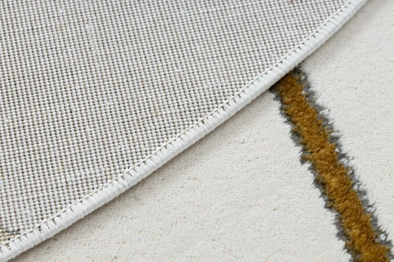Exklusiv EMERALD Teppich 1013 Kreis - glamour, stilvoll geometrisch creme / gold