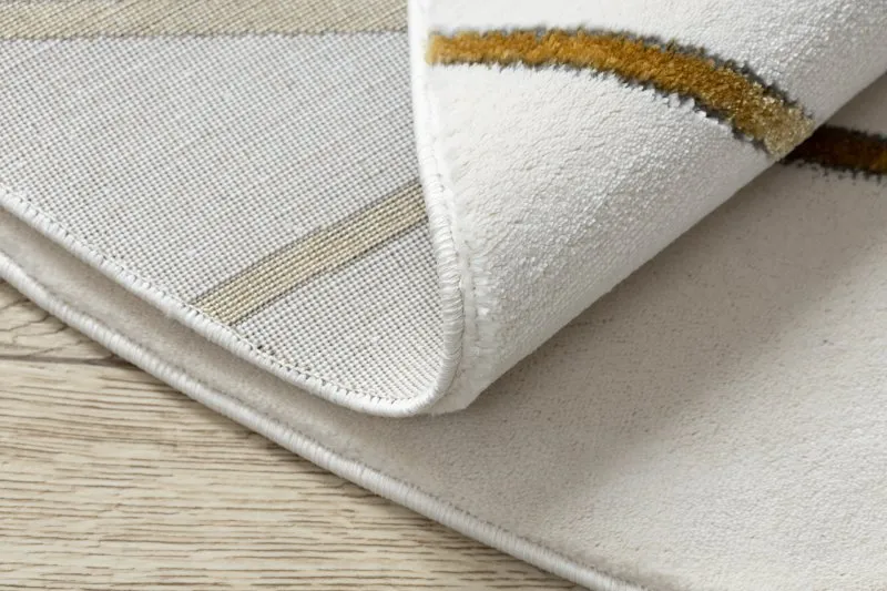 Exklusiv EMERALD Teppich 1013 Kreis - glamour, stilvoll geometrisch creme / gold