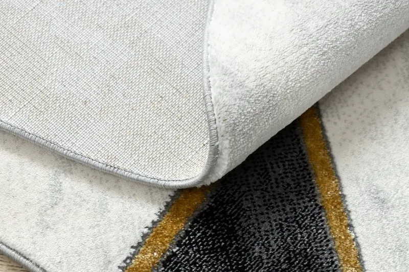 Exklusiv EMERALD Teppich 1015 Kreis - glamour, stilvoll Marmor, geometrisch schwarz / gold