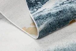 Exklusiv EMERALD Teppich 1023 glamour, stilvoll abstraktion blau / gold