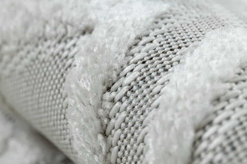 Teppich Strukturell SOLE D3851 Boho Diamanten flach gewebt beige