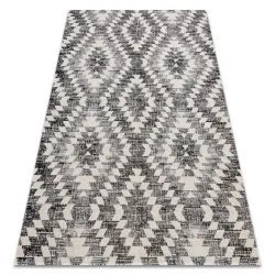 Modern Teppich MUNDO Diamanten 3D Outdoor grau / beige