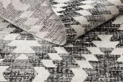 Modern Teppich MUNDO D7461 Diamanten 3D Outdoor grau / beige