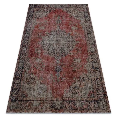 Modern Teppich MUNDO E0691 Ornament, vintage Outdoor rot / beige