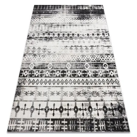 Modern Teppich MUNDO E0592 ethnisch Outdoor beige / schwarz