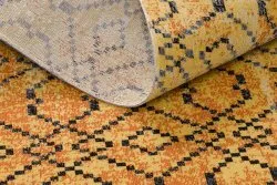 Modern Teppich MUNDO D5751 glamour Outdoor orange / schwarz