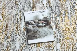 Modern GLOSS Teppich 8487 63 Ornament stilvoll, glamour gold / beige