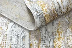 Modern GLOSS Teppich 8487 63 Ornament stilvoll, glamour gold / beige