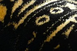 Modern GLOSS Teppich 408C 86 Rahmen stilvoll, glamour, art deco schwarz / gold