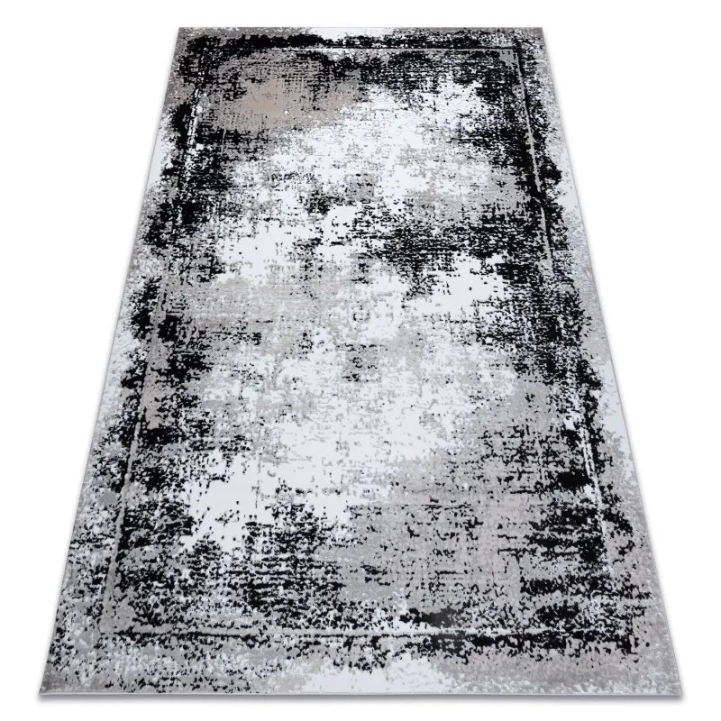 Modern GLOSS Teppich 8493 78 vintage, stilvoll, Rahmen grau / schwarz