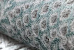 Teppich CORE W3824 Ornament Vintage - Strukturell, zwei Ebenen aus Vlies, hellblau / creme / grau