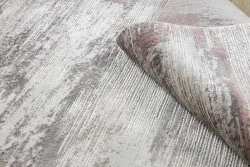 Teppich CORE W9775 Rahmen, schattiert - Struktur zwei Vliesebenen, beige / rosa