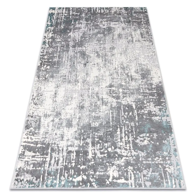 Teppich CORE W9782 - Strukturell, zwei Ebenen aus Vlies, elfenbein / grau