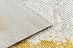 Teppich CORE 004A Rahmen, schattiert - Struktur zwei Vliesebenen, Elfenbein / gold