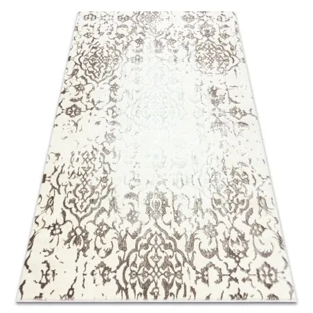 Teppich CORE 247A Ornament Vintage - Strukturell, zwei Ebenen aus Vlies, creme / braun