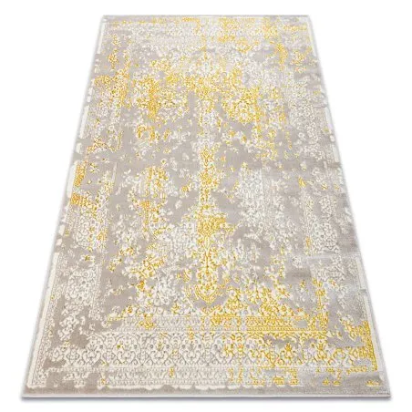 Teppich CORE 3807 Ornament Vintage - Strukturell, zwei Ebenen aus Vlies, beige / gold